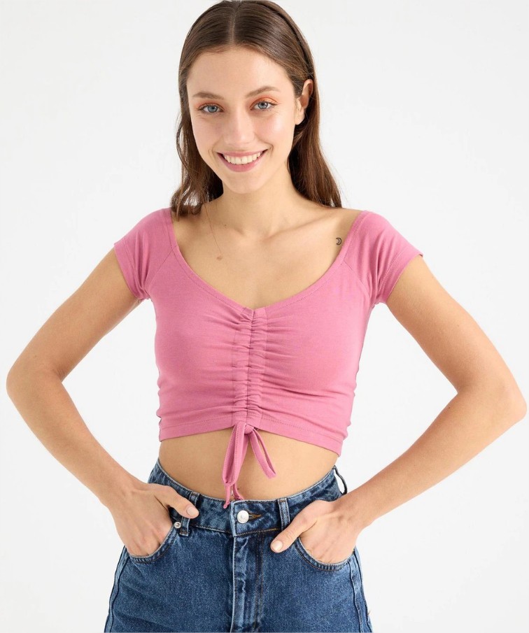 top manga corta inside el corte ingles