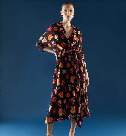 vestido camisero fluido woman