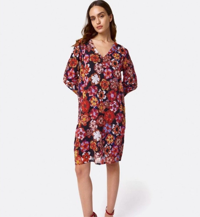 vestido floral cuple