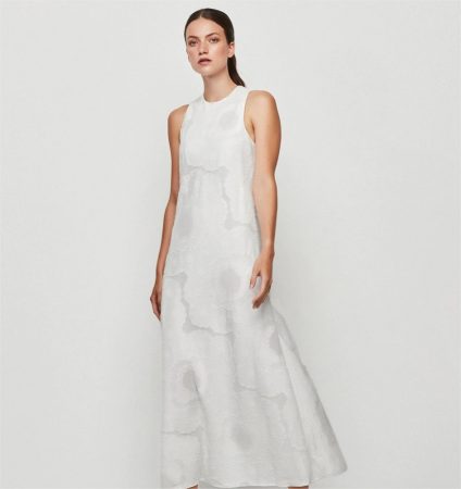 vestido largo algodon mirto