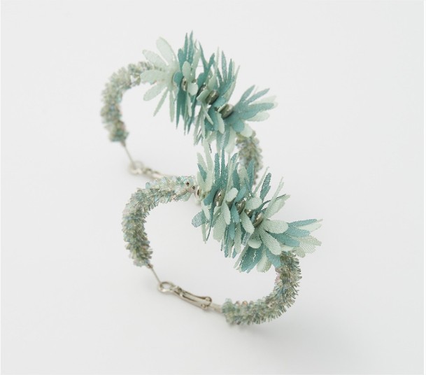 Aros lentejuelas flores