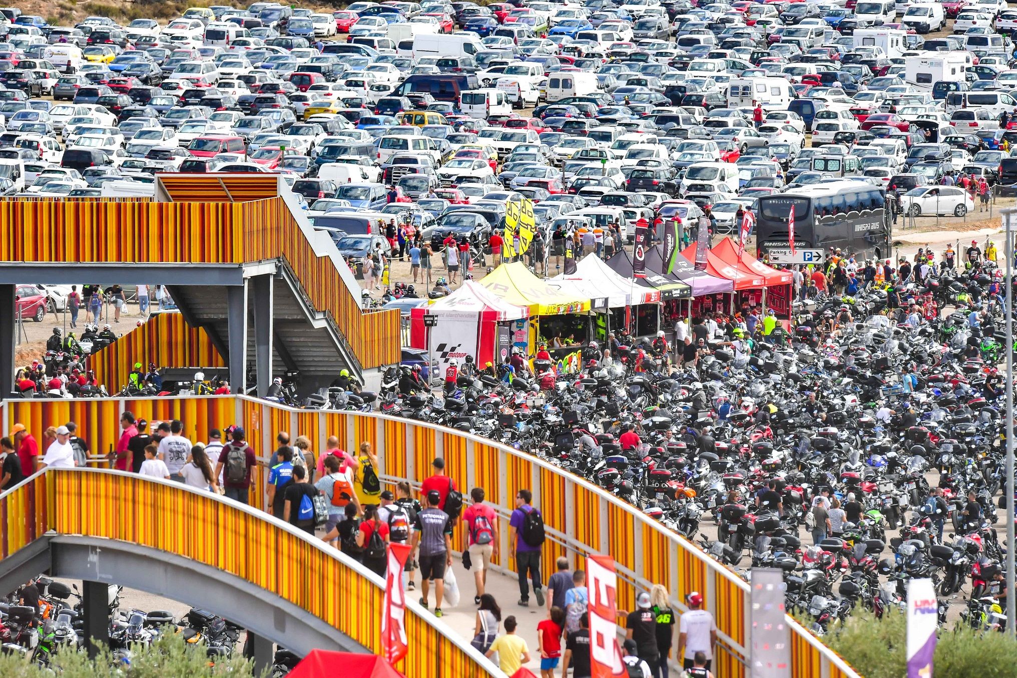 Todo listo para para el Gran Premio de Aragón de MotoGP con casi 6.000 trabajadores en su organización