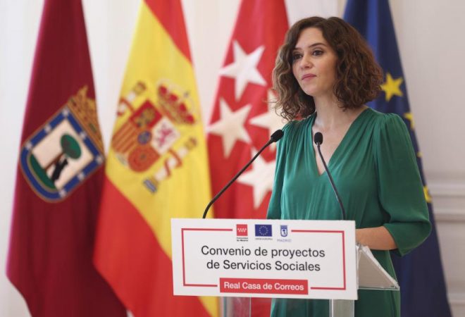 La Presidenta de la Comunidad de Madrid habló del anuncio