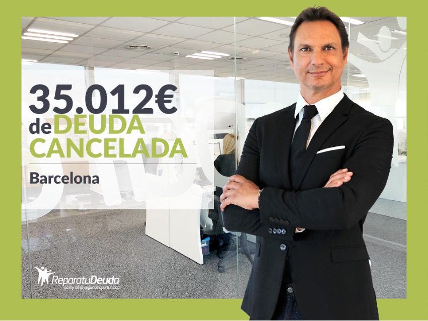 Repara tu Deuda Abogados cancela 35.012€ en Barcelona (Catalunya) con la Ley de Segunda Oportunidad Repara tu Deuda Abogados cancela 35.012€ en Barcelona (Catalunya) con la Ley de Segunda Oportunidad