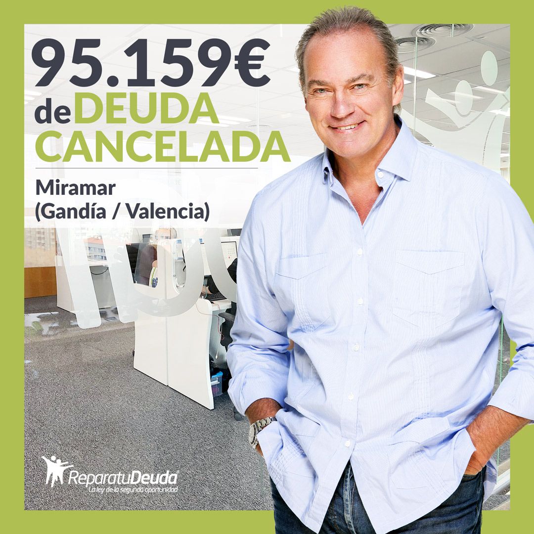 Repara tu Deuda Abogados cancela 95.159€ en Miramar con la Ley de Segunda Oportunidad