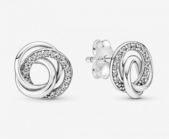 Pendientes de botón Círculo Familiar Siempre