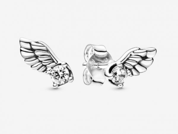 Pendientes Alas de Ángel Brillantes