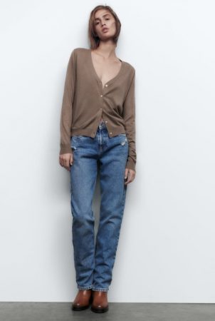 Chaqueta con lana de Zara