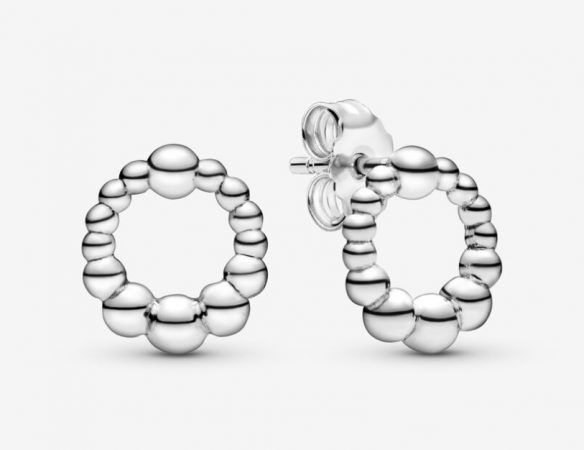 Pendientes Círculos de Esferas en Pavé de Pandora
