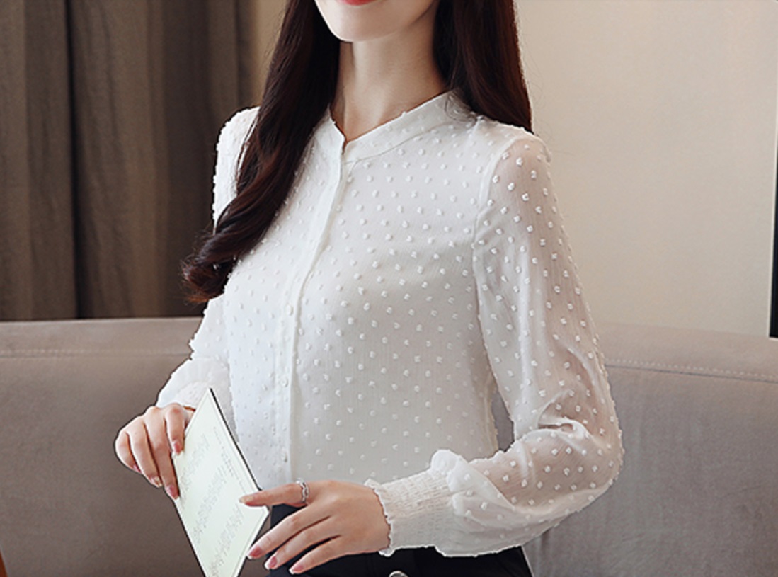 Aliexpress: Blusas de entretiempo muy elegantes para ir a la oficina 39 Merca2.es blusa blanca