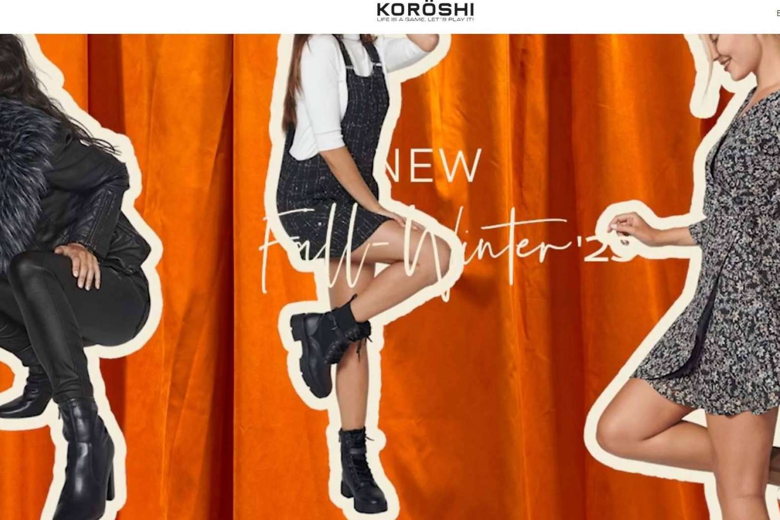 Nueva colección otoño-invierno de ropa Koröshi Nueva colección otoño-invierno de ropa Koröshi