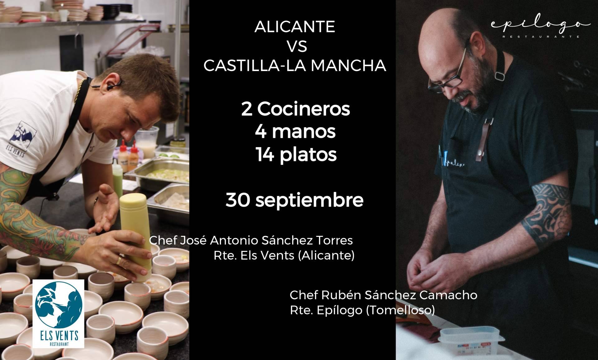 Dos cocineros, dos cocinas y cuatro manos Dos cocineros, dos cocinas y cuatro manos