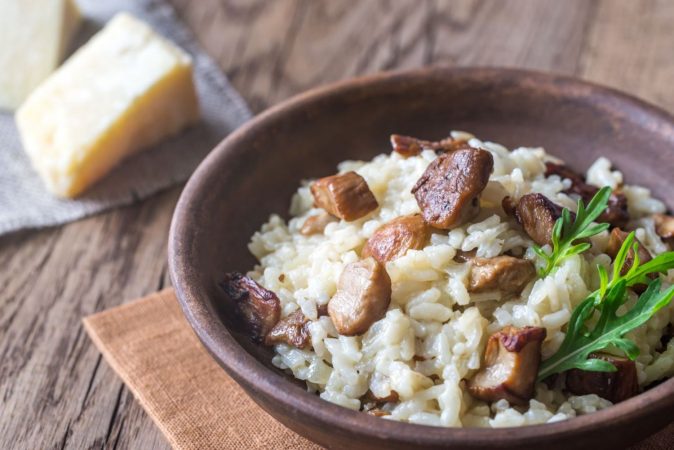 risotto de boletus