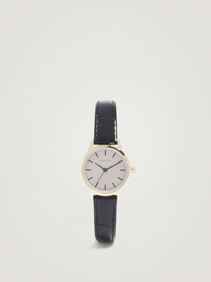 Parfois: reloj con correa efecto piel