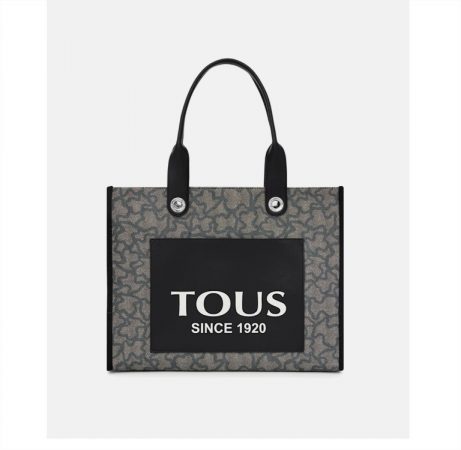 Bolso shopper grande Amaya Kaos Icon en negro el corte inglés