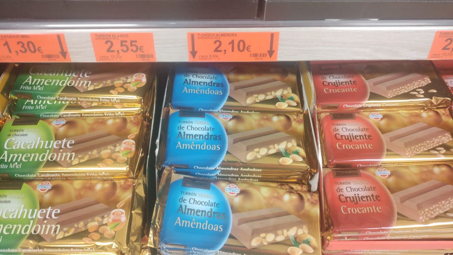 Mercadona turron chocolate almendras Merca2.es