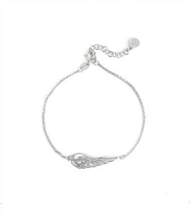 Pulsera Dove de plata de ley 925 bañada en rodio