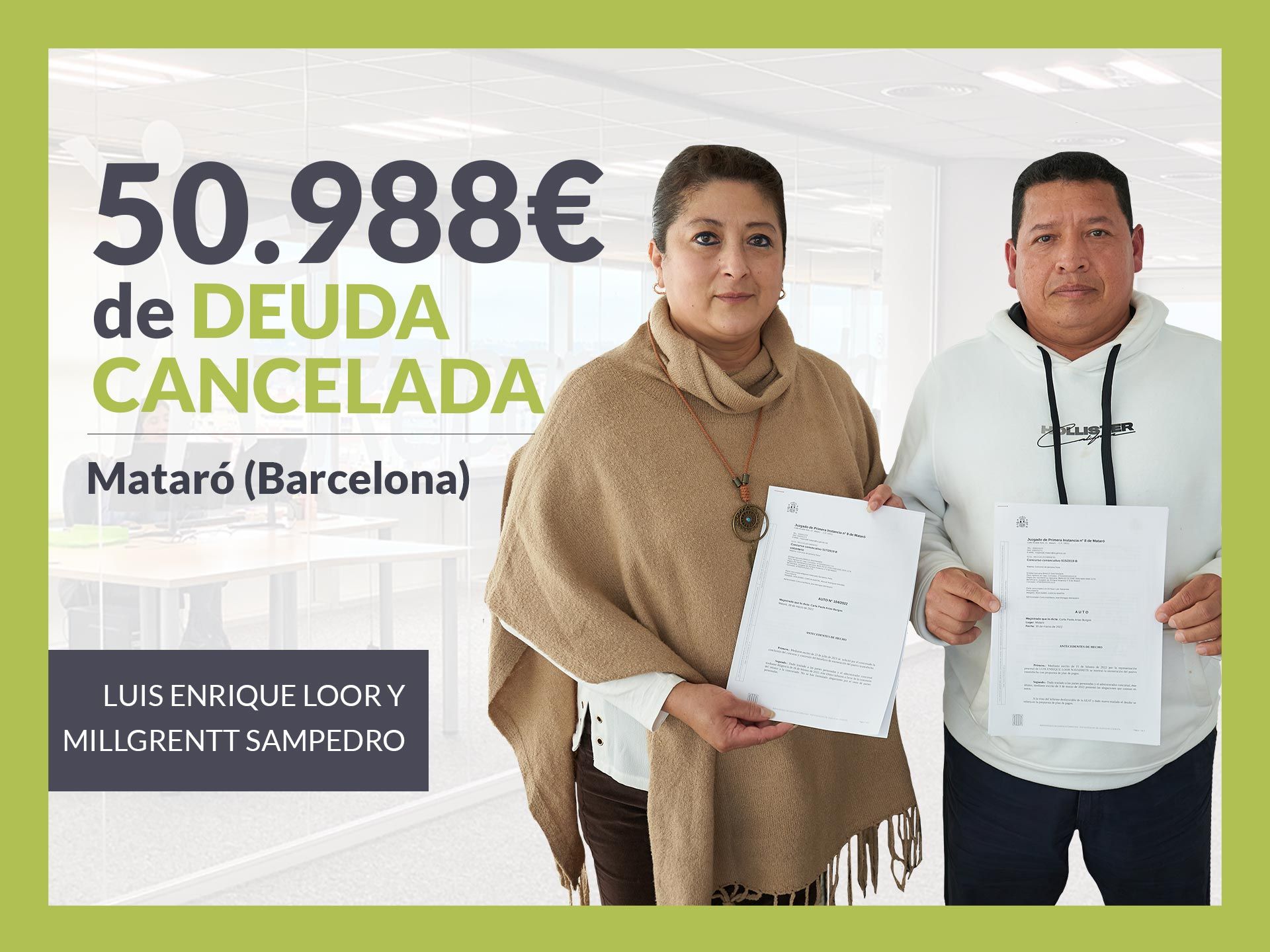 Repara tu Deuda Abogados cancela 50.988€ en Mataró (Barcelona) con la Ley de Segunda Oportunidad