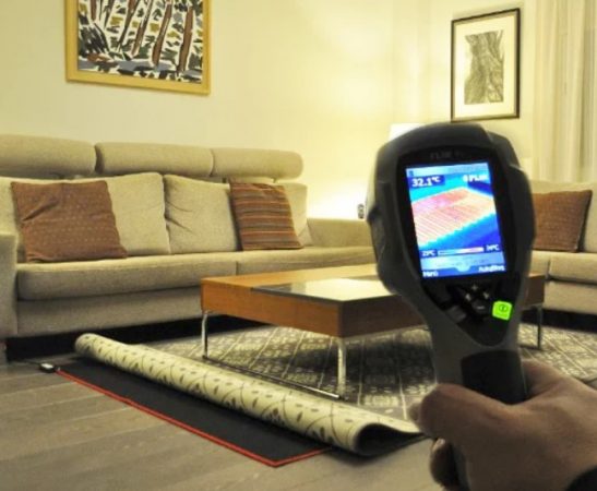 Alfombra calefactora de Leroy Merlin