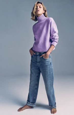 Jersey punto soft color lila