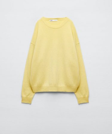 Jersey punto cashmere de Zara