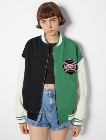 Cazadora bomber denim