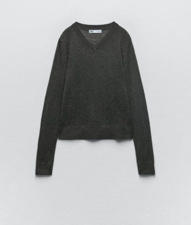 Jersey punto fino con lana y alpaca