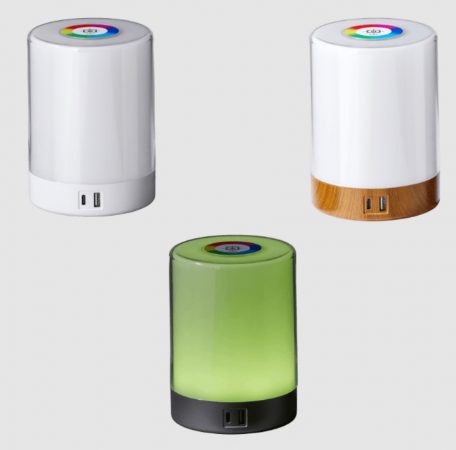 Lámpara LED con cargador USB