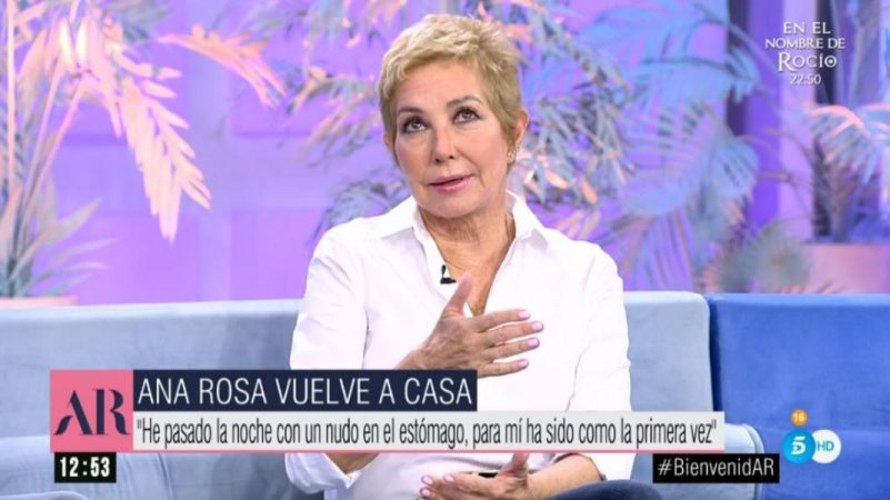 Ana Rosa agradeció a sus colaboradores