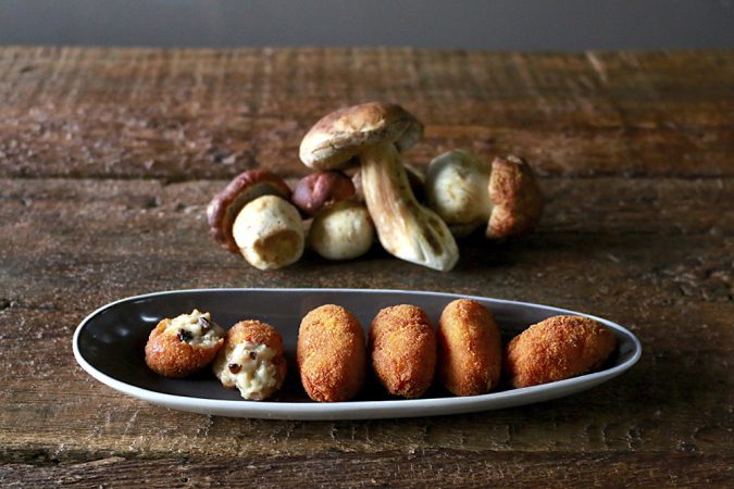 croquetas de boletus