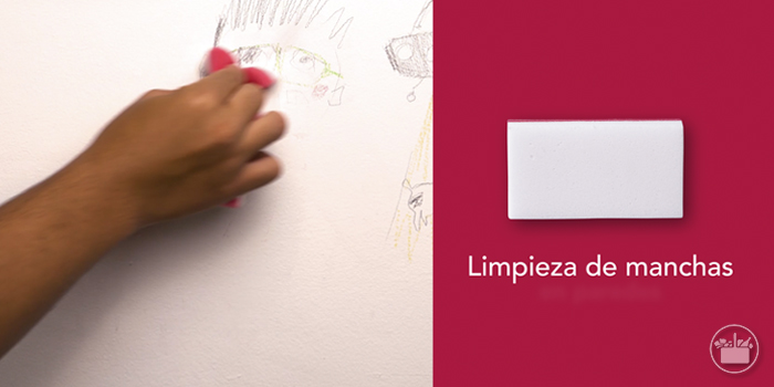 Borrador mágico de Mercadona para paredes