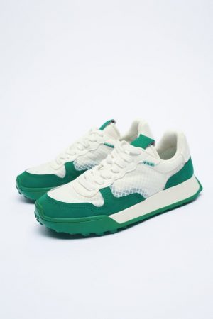 Las nuevas deportivas de Zara por 30 euros que no te querrás quitar 30 Merca2.es deportivas verdes Merca2.es