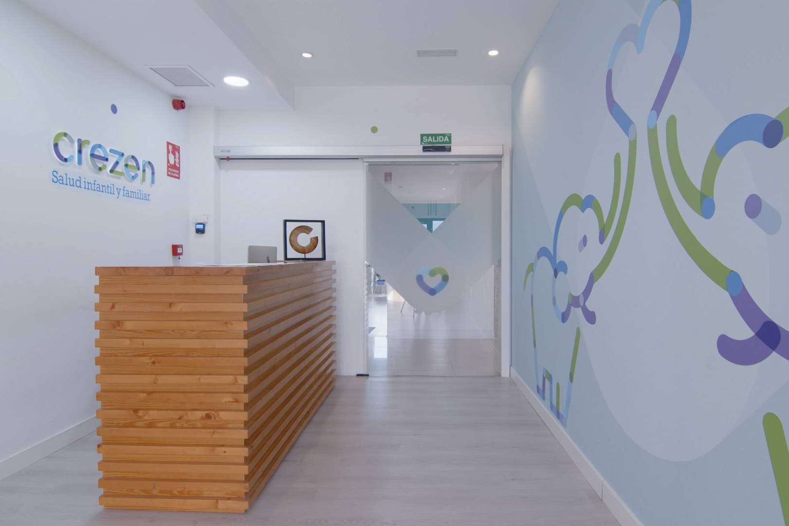 La clínica infantil Crezen enumera sus valores y servicios