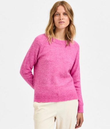 jersey mujer cuello redondo selected femme el corte ingles