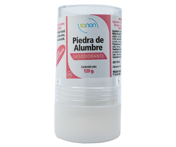 Piedra alumbre desodorante