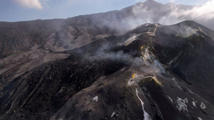 Fin del proceso de erupción en el volcán