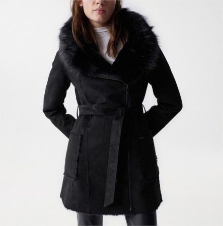 Abrigo de pelo mujer reversible con cinturon el corte ingles Merca2.es