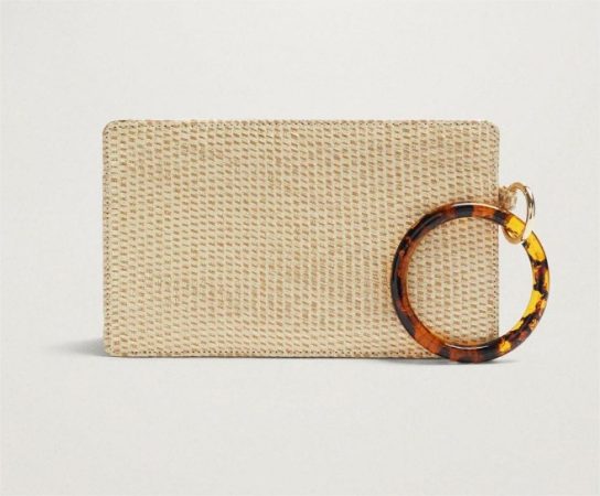 Bolso de fiesta liso en dorado el corte ingles Merca2.es