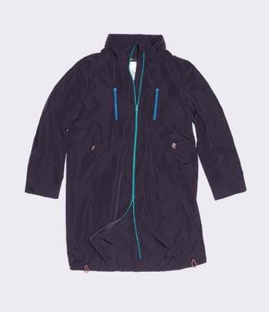 Gabardina de mujer evasé negra el corte inglés