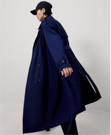 Gabardina de mujer larga con bolsillos Merca2.es