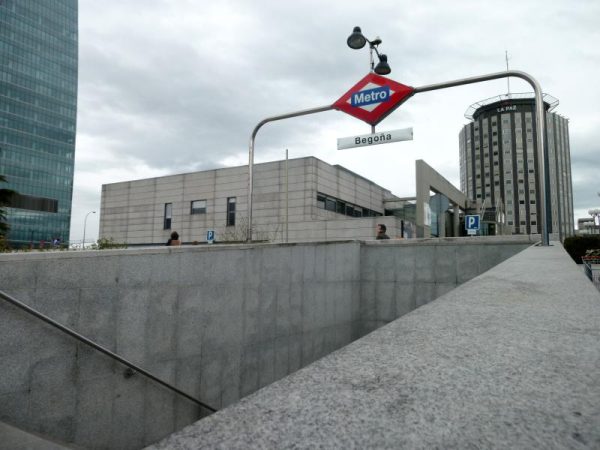 La estación del Metro de Begoña