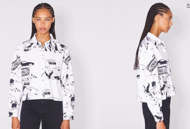 Camisa Boxy Micropana Ruta 66