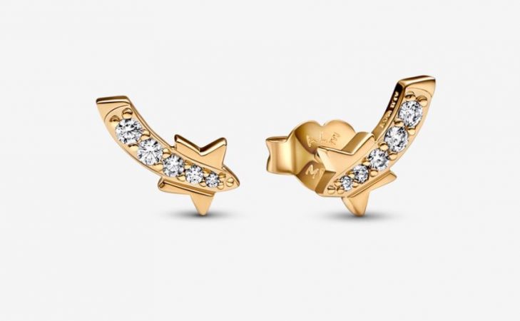 Pendientes de Pandora Estrella Fugaz en pavé