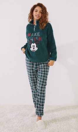 Pijama Largo Polar Borreguito de Mickey Mouse