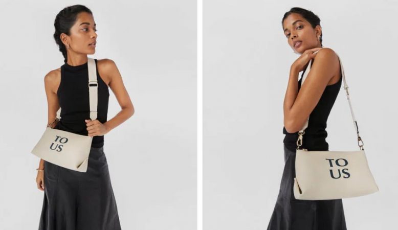 Bandolera Balloon de piel en beige de Tous