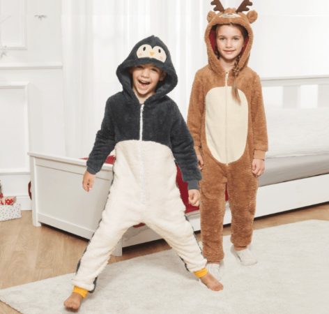 Mono navideño infantil de felpa