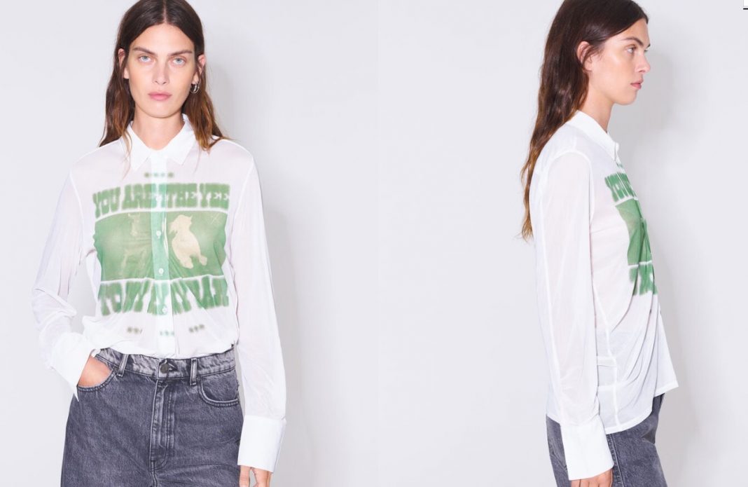 Camisa Ruta 66 color marfil