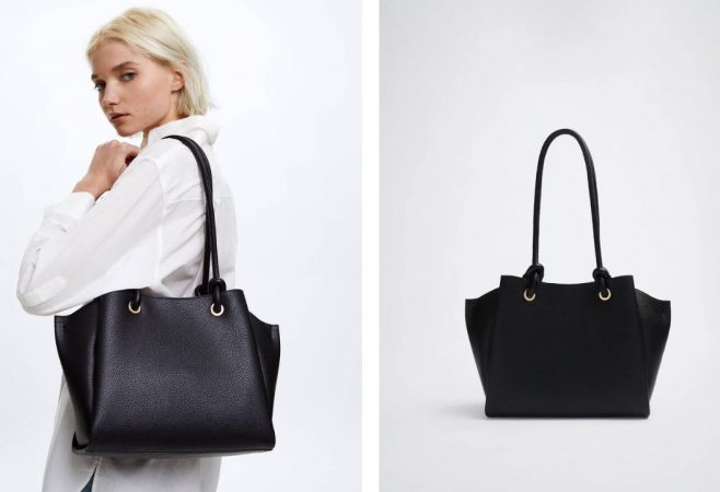 Bolso shopper con nudos de Parfois