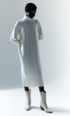 Vestido de punto trenzas