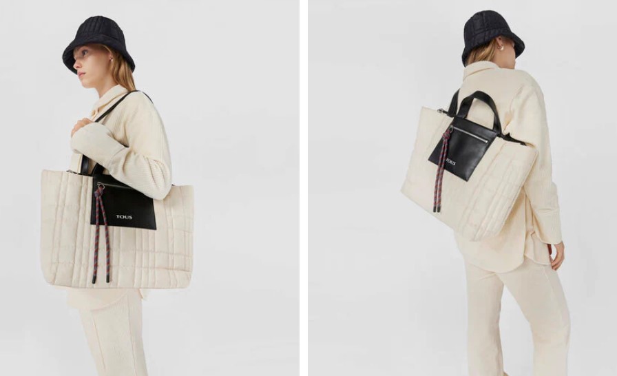 Capazo grande beige Tous Empire Padded